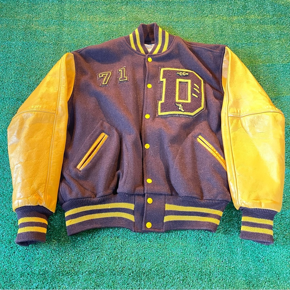 Vintage 1970s varsity letterman jacket